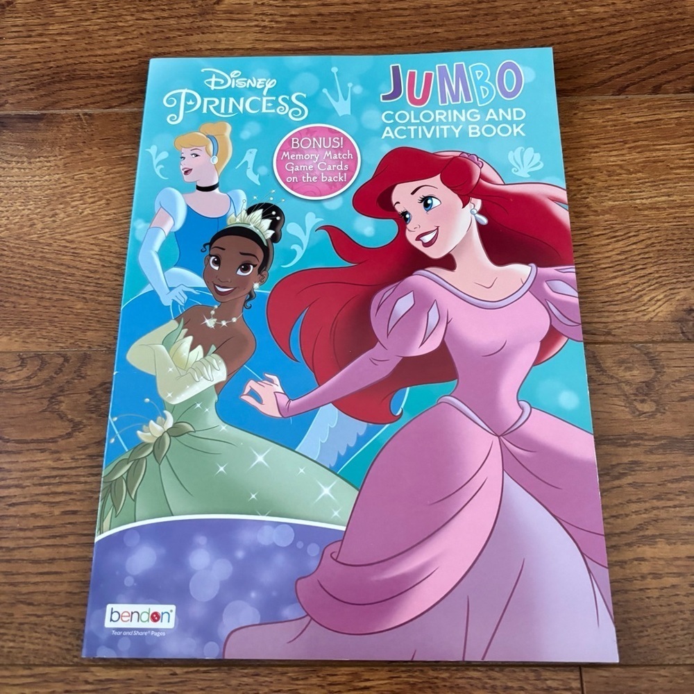 Disney Princess Jumbo Coloring & Activity Book